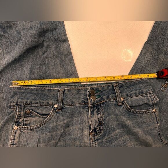 Wrangler Premium Patch Summer Weight Low Rise Jeans Size 3/4 - Picture 5 of 5